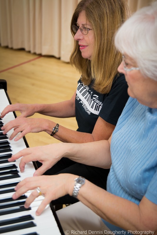 Ruth Baird Krusic and Carol Roman - piano duet